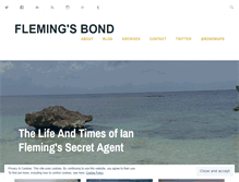 Tablet Screenshot of flemingsbond.com